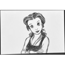 Disney Beauty and the Beast 1991 Concept Art By Roger Allers Postcard