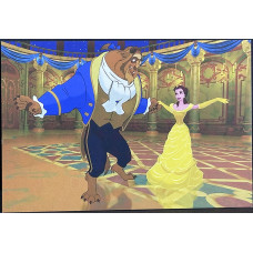 Disney Beauty and the Beast 1991 Ballroom Postcard