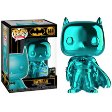 Funko Pop! Heroes DC Batman (Teal Chrome) Summer Convention Exclusive Figure #144